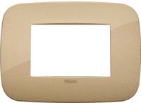 19683.88 - Vimar Накладка ROUND на 3 модуля золото античное