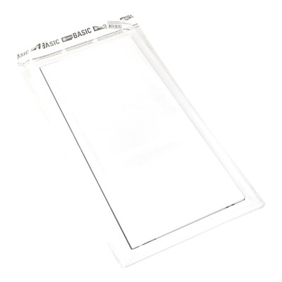 Люк ревизионный пластик с нажим, замком 200х400 (ШхВ внутр,) EKF Basic