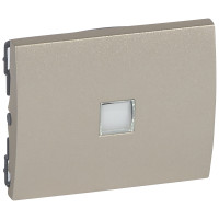 Legrand Клавиша - Galea Life - простая с индикацией, с информационной пиктограммой - Titanium, 771411