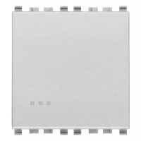 Vimar Переключатель 1P 20AX 2M, серебро матовое, 20006.2.N