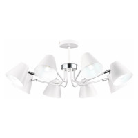 Evoluce SLE106702-08 Светильник потолочный Белый,Хром/Белый E27 8*60W