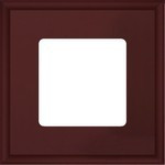 FD01601RW Fede FD01601RW Рамка квадратная на 1 пост гор./верт., цвет red wine