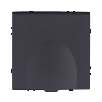 Розетка штепсельная SCHUKO 16A/250 В с крышкой, черный матовый Kollinger Eclipse EC-015BK