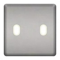 FD04321CB-A Fede Fede Накладка для 2-х тумблеров, Bright Chrome/беж. FD04321CB-A Fede Fede Накладка для 2-х тумблеров, Bright Chrome/беж.