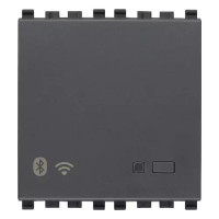 Vimar Шлюз IoT Bluetooth Wi-Fi для беспроводной интеграции, настройки, наблюдения за просмотром через облако и приложения для смартфонов, планшетов, серый, 20597