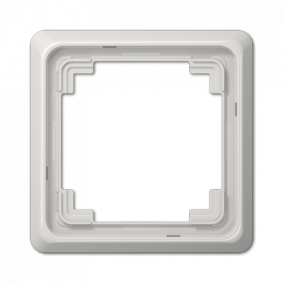 Рамка для вертикальной и горизонтальной установки, однократная, светло-серая, CDP581LG