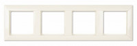 Рамка 4-поста; Eco Profi; термопласт; слоновая кость, EP484