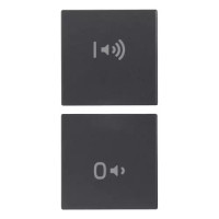 Vimar Две клавиши 1М для автоматизации, с регулировкой громкости,серые, 20751.4 Vimar Две клавиши 1М для автоматизации, с регулировкой громкости,серые, 20751.4