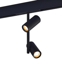 ST LUCE ST808.446.16 Магнитный трековый светильник Черный LED 1*16W 4000K 1 200Lm Ra>90 36° IP20 D45xH240 48VV