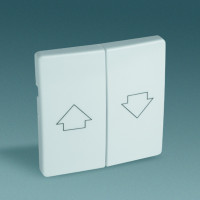 Simon S82,82N Клавиша 2-ная  для 75331-, 75332-39, алюминий, 82028-33