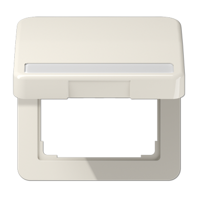 Крышка ударопрочная откидная с возвратной пружиной и полем для надписи 7?57 мм; слоновая кость, CD590BFNAKL