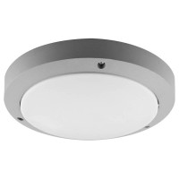 Светильник садово-парковый, 230V E27, DH030, серый (на стену), Feron 11869