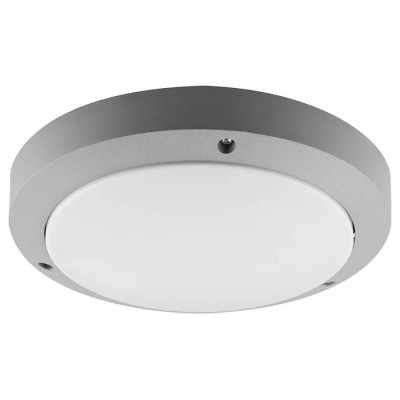 Светильник садово-парковый, 230V E27, DH030, серый (на стену), Feron 11869