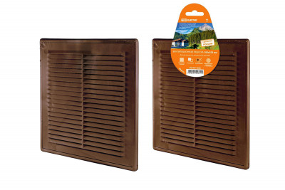 Решетка разъемная с москитной сеткой, 183х253 "ЭКО" (коричн.) TDM Electric, SQ1807-0085