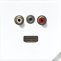 2x Cinch Audio (RCA) / Stereo разъем (TRS 3.5 mm) / HDMI, MALS1082 2x Cinch Audio (RCA) / Stereo разъем (TRS 3.5 mm) / HDMI, MALS1082