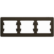 GSL000803 - GLOSSA 3-постовая РАМКА, горизонтальная, ШОКОЛАД, Schneider Electric GSL000803 - GLOSSA 3-постовая РАМКА, горизонтальная, ШОКОЛАД, Schneider Electric