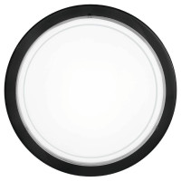 83159 Светильник настенно-потолочный PLANET 1, 1х60W (E27), ?290, черный