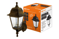 Светильник садово-парковый НБУ 04-60-001 четырехгранник, настенный, пластик, бронза TDM Electric, SQ0330-0714