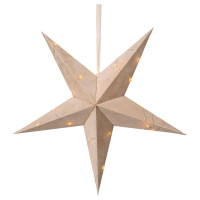 501-64 Светильник STAR VELVET,  40X0,06W (LED), 4,5V, 60х60см, картон, бежевый, 3x АА (не в комплект