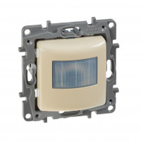 Legrand Датчик движения двухпроводной - Legrand Etika - 400Вт с регулировкой выдержки времени, освещенности и радиуса обнаружения - слоновая кость, 672317