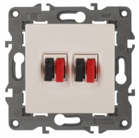 ЭРА 14-3112-02 Elegance Сл.кость Розетка Аудио двойная