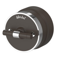 Werkel W5822052/ Выключатель на 4 положения двухклавишный Vintage (мокко матовый/хром), a058779