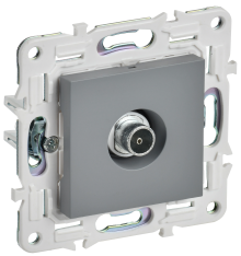 SKANDY Роз. TV оконечная SK-A12Gr сер. IEK, SK-A10-O-K03