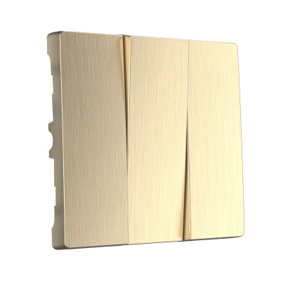 Werkel W1139010/ Набор клавиш для выключателя трехклавишного (шампань рифленый), a051425