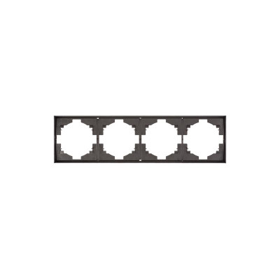 Рамка STRONG 4-постовая графит KRANZ, KR-78-0754-6