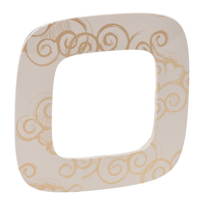 Legrand Valena ALLURE.Рамка "Нарцисс золото".1-постовая универсальная, 754351