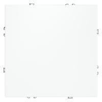 Заглушка VOLTUM S70 с суппортом, (белый матовый), VLS080102