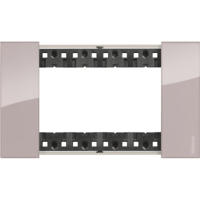 KA4804DM Bticino LIVING NOW. Декоративная рамка 4 модуля.Цвет "Аура", KA4804DM