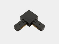 L коннектор для однофазных трековыx систем, Черный,KXZ-BL-L