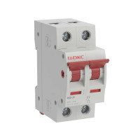 ДКС Выключатель нагрузки модульный YON max типа MSD, 2 полюса, 100А (упак. 6шт), MSD-2P100