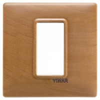 Vimar Накладка для 1 модуля дерево-натуральная груша, 14641.62