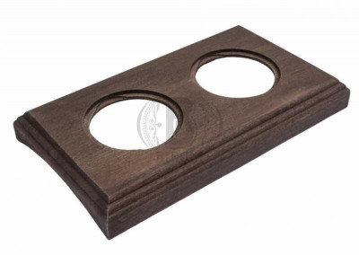 Bironi Рамка 2 постовая для скрытого монтажа (Винтаж на бревно 280мм), BF4C28-620-18