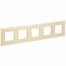 SKANDY Рамка 5-мест. SK-F35Sh металл шамп. IEK, SK-M52-M-K37