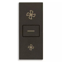 Vimar Переключатель 2P 10AX для фан-койла черный, 30063.G Vimar Переключатель 2P 10AX для фан-койла черный, 30063.G