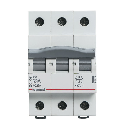 Legrand RX3 Выключатель-разъединитель 3П 63A, 419328