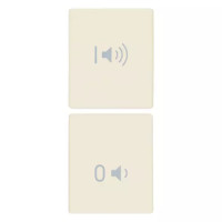 Vimar Две половинки клавиши 1M ON/OFF громкость конопляные, 31480.VC