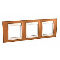 ХАМЕЛЕОН РАМКА 3-постовая, горизонтальная, БЕЖЕВЫЙ/ ОРАНЖЕВЫЙ