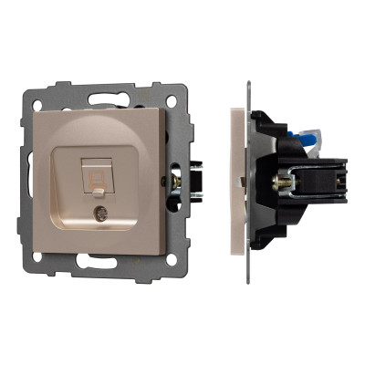 049849 - Механизм компьютерной розетки SCT-MPC1-PL-GD-V (RJ-45, CAT6) (Arlight, -)