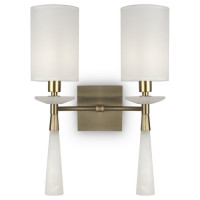 Neoclassic Bianco Настенный светильник (бра), цвет: Латунь 2x60W E14