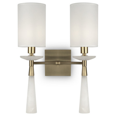 Neoclassic Bianco Настенный светильник (бра), цвет: Латунь 2x60W E14