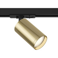 Single phase track system Focus Трековый светильник, цвет: Черный с Золотом 1x10W GU10