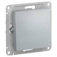 IRIDIUM Выключатель 1-клавишный, 250 В, 16 А. Цвет серебристый, M1202