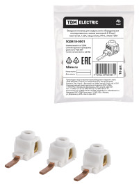 Вводная клемма для модульного оборудования изолированная с винтовым зажимом 4-25мм TDM Electric, SQ0818-0001