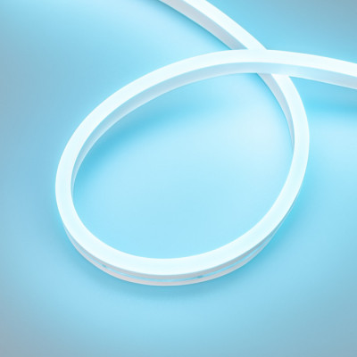 Светодиодная лента герметичная AURORA-PS-A120-16x8mm 24V Azure (10 W/m, IP65, 2835, 5m) (Arlight, -), 036688