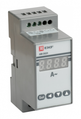 Амперметр AD-G31 цифровой на DIN однофазный EKF PROxima   (без поверки