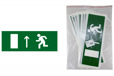 Знак "Направление к эвакуационному выходу прямо" 350х124мм для ССА TDM Electric, SQ0817-0067